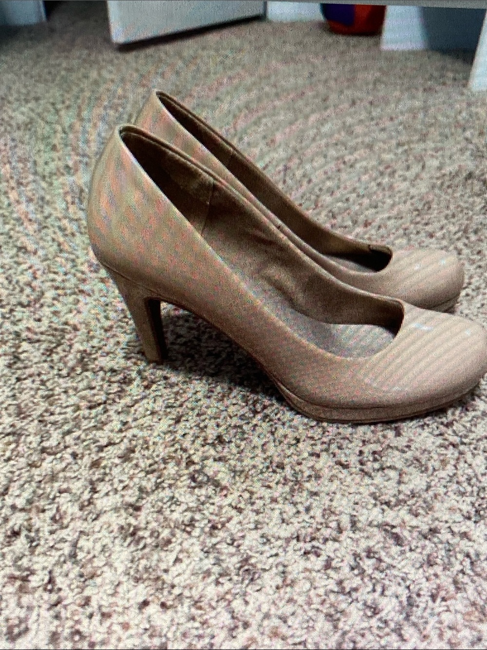 Women's Pink Mary Jane Flats with Adjustable Strap